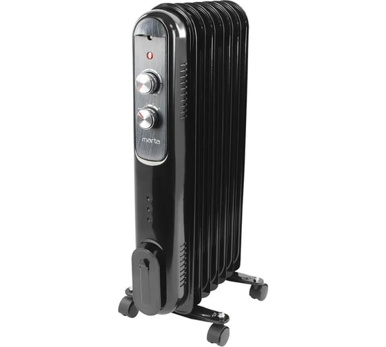 Изображение товара Масляный обогреватель MARTA MT-OH2430A дымчатый жемчуг 41256