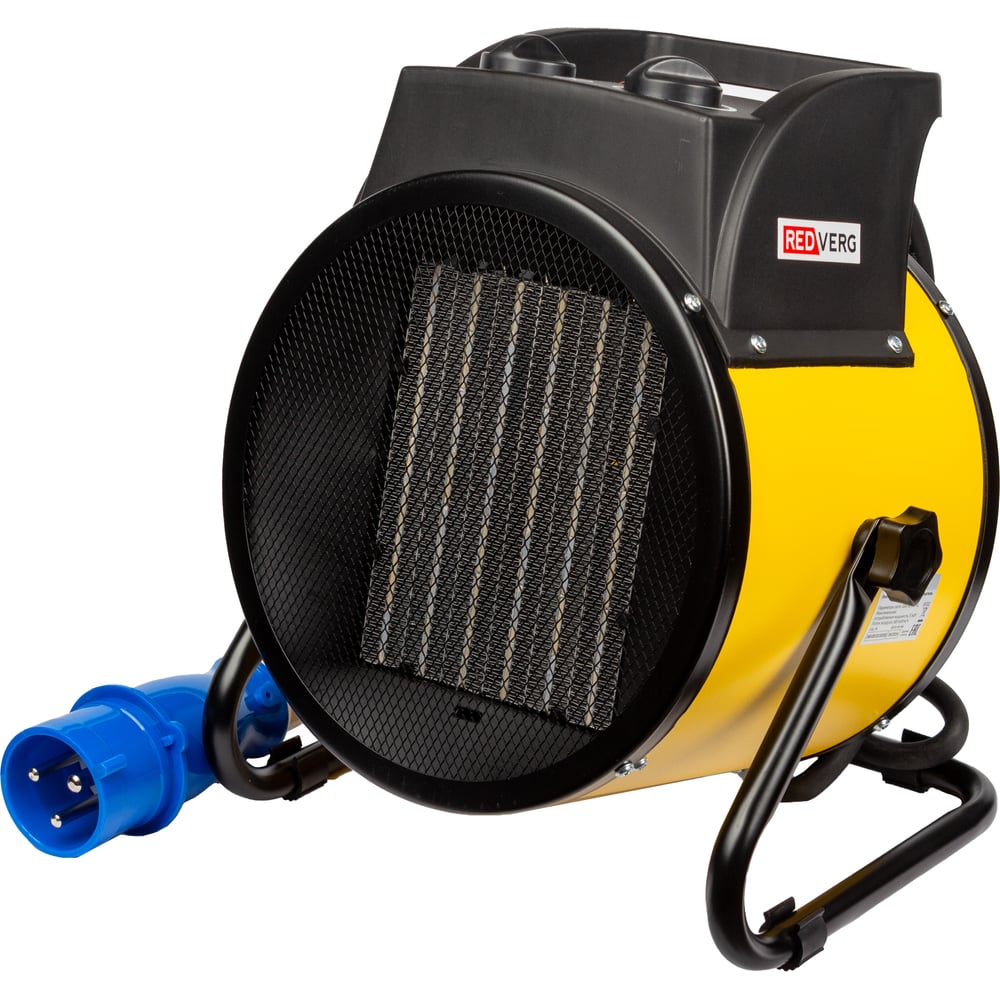 Изображение товара Электрический воздухонагреватель REDVERG RD-EHC5 5 кВт для обогрева помещений