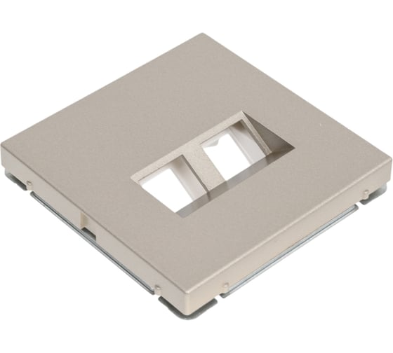 Изображение товара Накладка двойная для информационных функций типа Keystone Systeme Electric ARTGALLERY шампань GAL000590