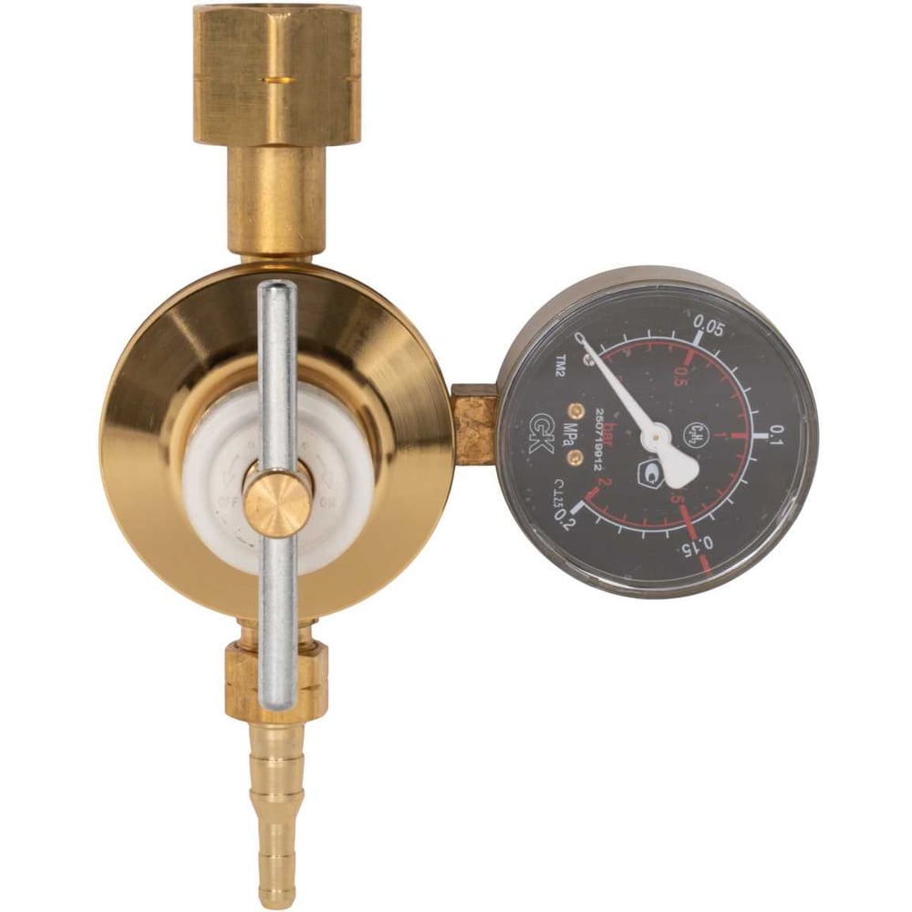 Изображение товара Регулятор ацетиленовый сетевой KRASS САО-10 10 м3/ч 0,1 МПа алюминий