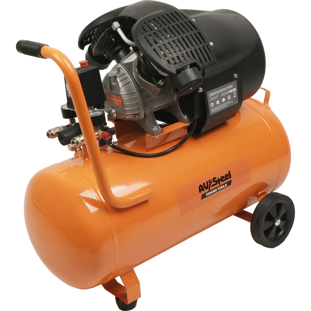 Изображение товара Профессиональный компрессор AV Steel AV-AC 410/50 V 50 л/мин 8 бар