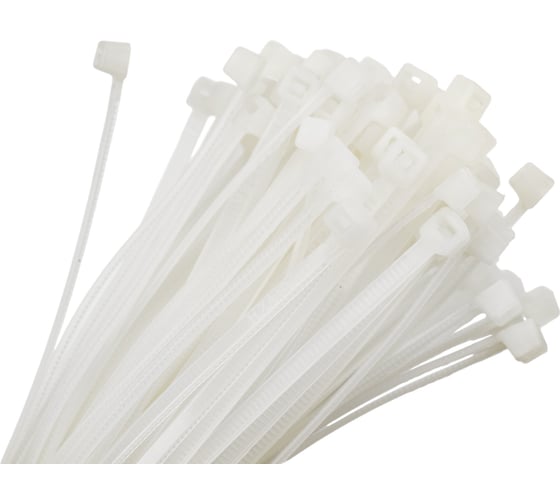 Изображение товара Кабельная стяжка G-POWER белая 2,5 х 150 мм 100 шт. KSW 2,5-150