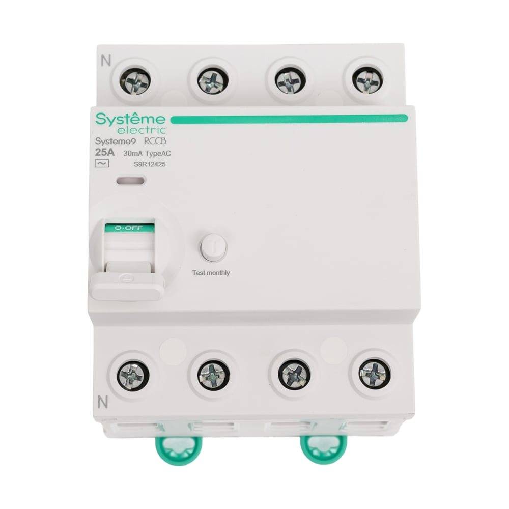Изображение товара Выключатель дифференциального тока Systeme Electric Systeme9 25A 4P 30мА тип-AC