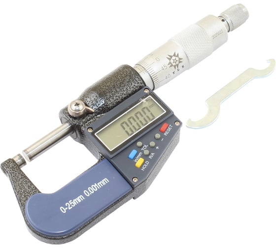 Изображение товара Микрометр гладкий TLX МК- 25 0- 25 мм 0,001 электр. 75687