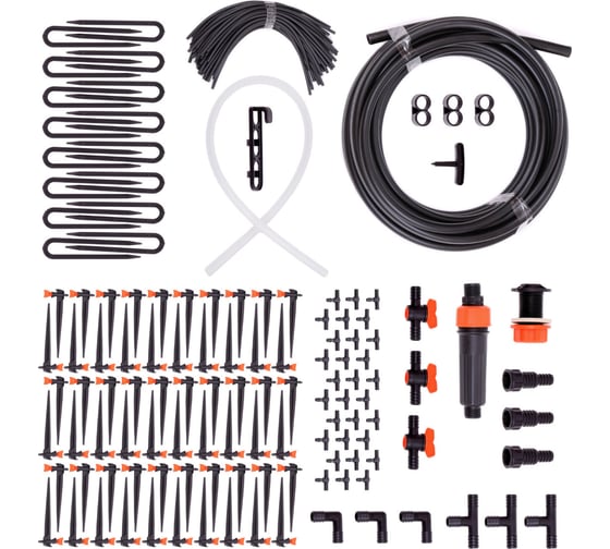 Изображение товара Капельный полив  Жук от емкости с регулируемыми капельницами, на 60 растений 5974-00