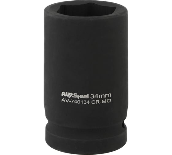 Изображение товара Головка ударная шестигранная удлиненная AV Steel 34мм, 1DR AV-740134