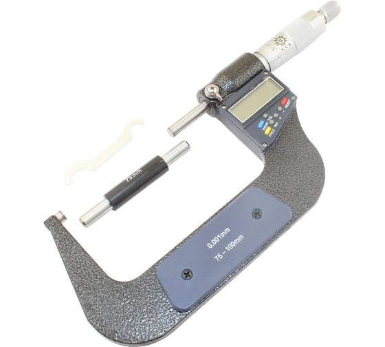 Изображение товара Микрометр гладкий TLX МК-100 75-100 мм 0,001 электр. 75690
