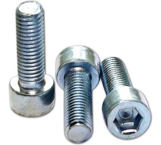 Изображение товара Винт высокопрочный 23 Болта, 10x25 мм, оцинкованная сталь, к.п.12.9, DIN912, 50 шт. в1291025912ОЦф50
