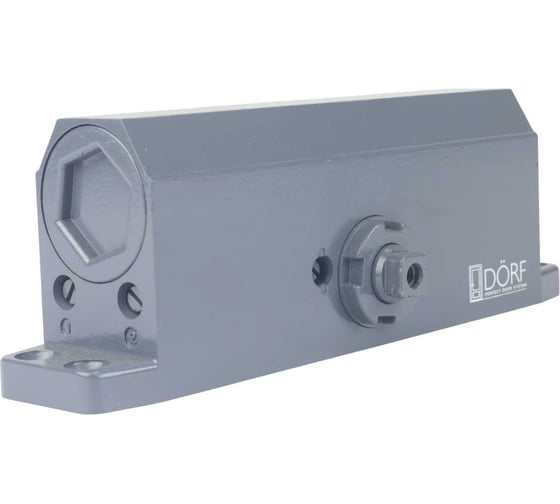 Изображение товара Доводчик DÖRF L-8224 DA до 110 кг, БЕЛЫЙ, (1к-1шт) с ЗАДЕРЖКОЙ ЗАКРЫВАНИЯ до 30 сек L8224_DA_7016