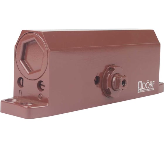 Изображение товара Доводчик DÖRF L-8224 DA до 110 кг, КОРИЧНЕВЫЙ, (1к-1шт) с ЗАДЕРЖКОЙ ЗАКРЫВАНИЯ до 30 сек L8224_DA_brown