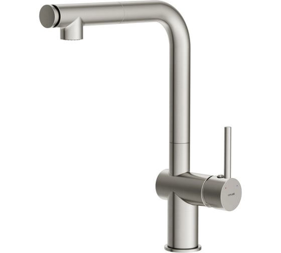 Изображение товара Смеситель для кухни Cersanit FLAVIS однорычажный с выдвижным изливом два режима сатин 68238