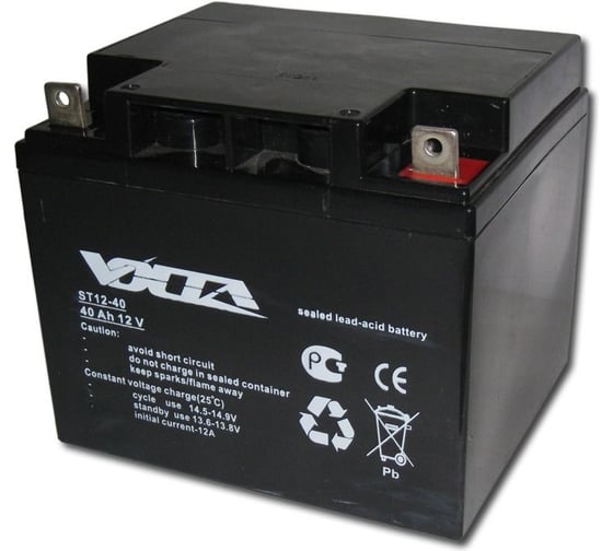 Изображение товара Аккумулятор батарея АКБ Volta ST ST 12-40 00-00001356