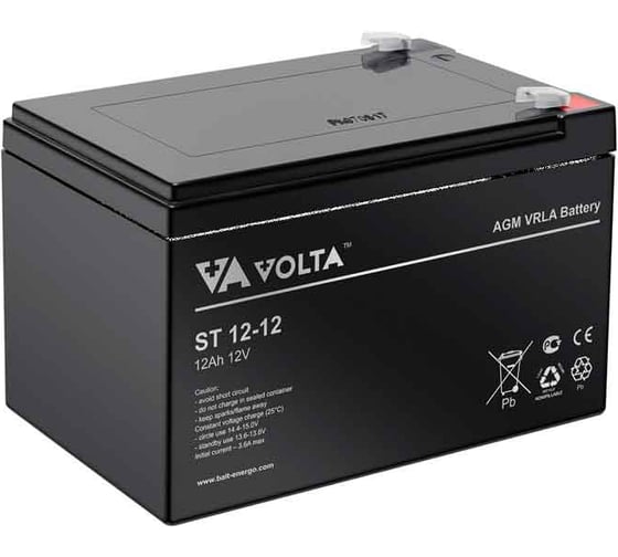 Изображение товара Аккумулятор батарея АКБ Volta ST ST 12-12 00-00001212