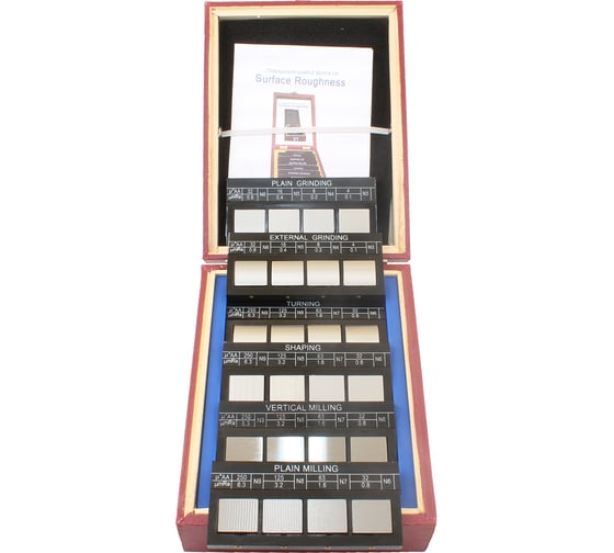 Изображение товара Набор образцов шероховатости поверхности TLX из 24-ти шт, Ra 0.1-6.3мкм 75676