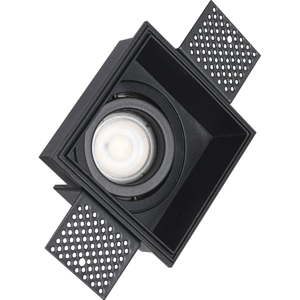 Изображение товара Встраиваемый светильник ST LUCE черный GU10 50W IP20 для натяжных потолков