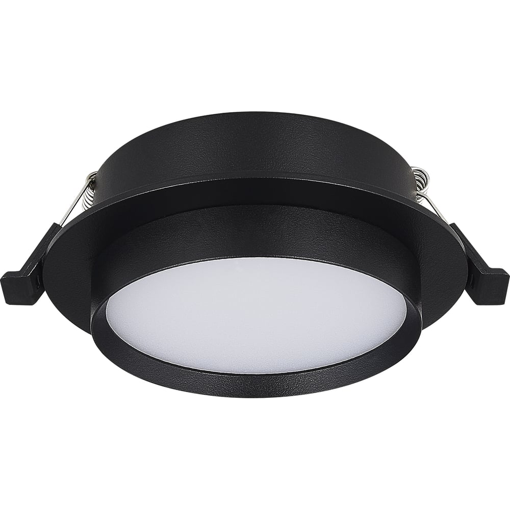 Изображение товара Светильник встраиваемый ST LUCE черный, GX53, 1*50W, IP20, D109xH43, 220V, без ламп ST258.408.01
