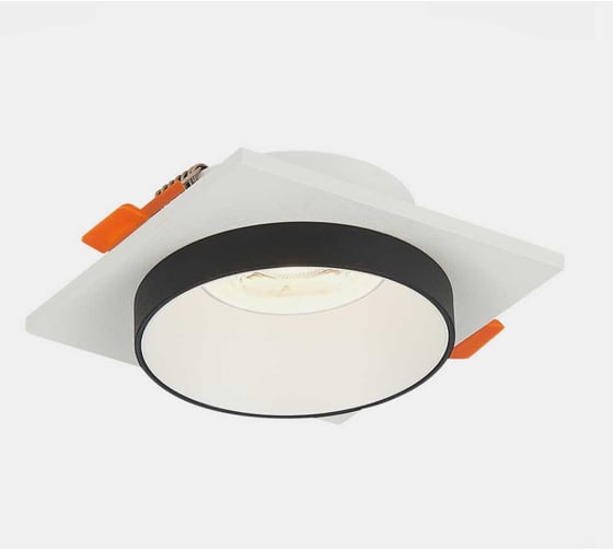 Изображение товара Светильник встраиваемый ST LUCE белый, GU10, 1*50W, IP20, L85xW85xH30, 220V, без ламп, патрон GU10 приобретается отдельно ST263.518.01