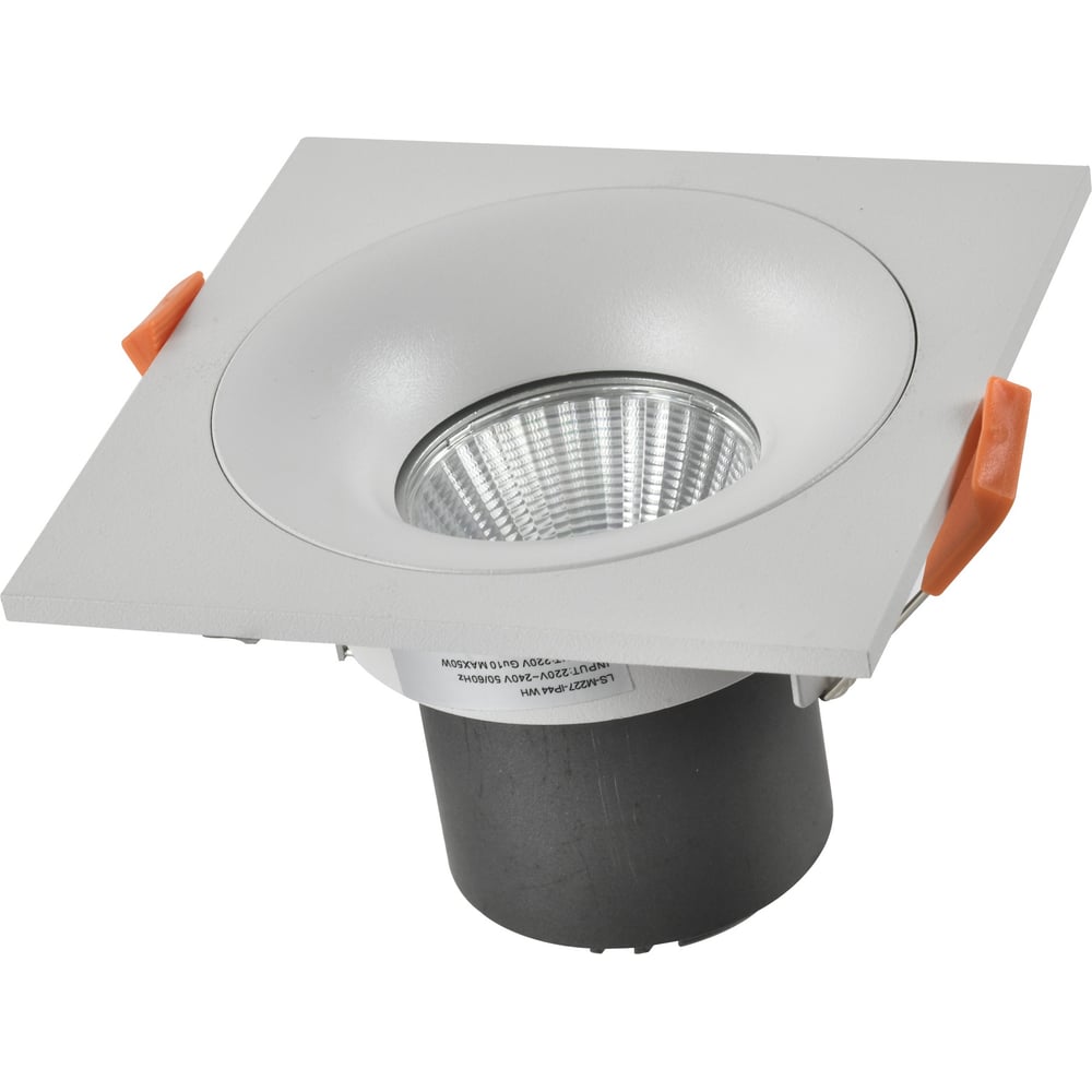 Изображение товара Светильник встраиваемый ST LUCE белый, LED, 1*10W, 3000K, 700Lm, Ra>90, 60, IP44, L100xW100xH66, 85-265V ST259.538.10