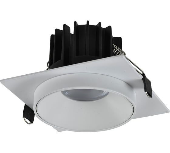 Изображение товара Светильник встраиваемый ST LUCE белый, LED, 1*10W, 4000K, 700Lm, Ra>90, 36, IP44, D79xH61, 85-265V ST758.548.10