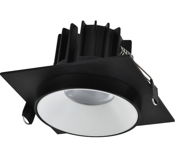Изображение товара Св-к встр. ST luce Черный, Белый LED 1х10W 3000K 700Lm Ra 90 36 IP44 D79xH61 85-265V ST758.438.10