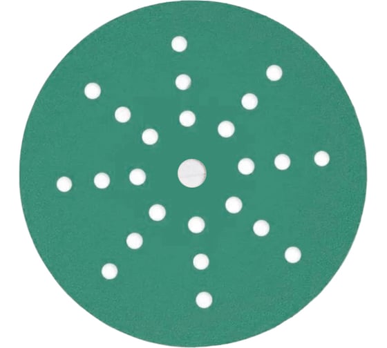 Изображение товара Шлифовальный диск на липучке, основа - ПВХ FAUST 225 мм, Р180, 25 отверстий, 25 шт D36-225-P180