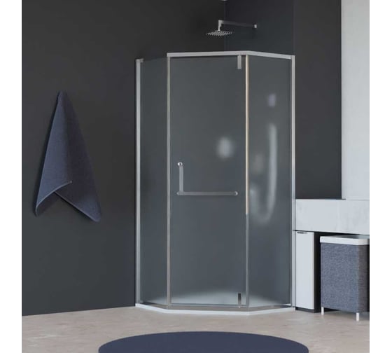 Изображение товара Душевой уголок RGW 90x90x195 HO-088 Трапеция/Хром/Матовое/8 мм 350608899-21