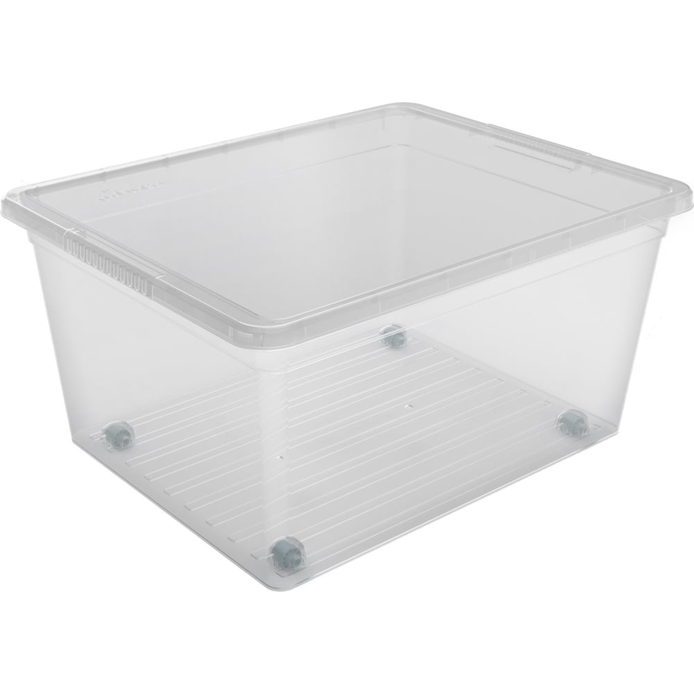 Изображение товара Ящик для хранения FunBox Basic 37 л с крышкой на колесах