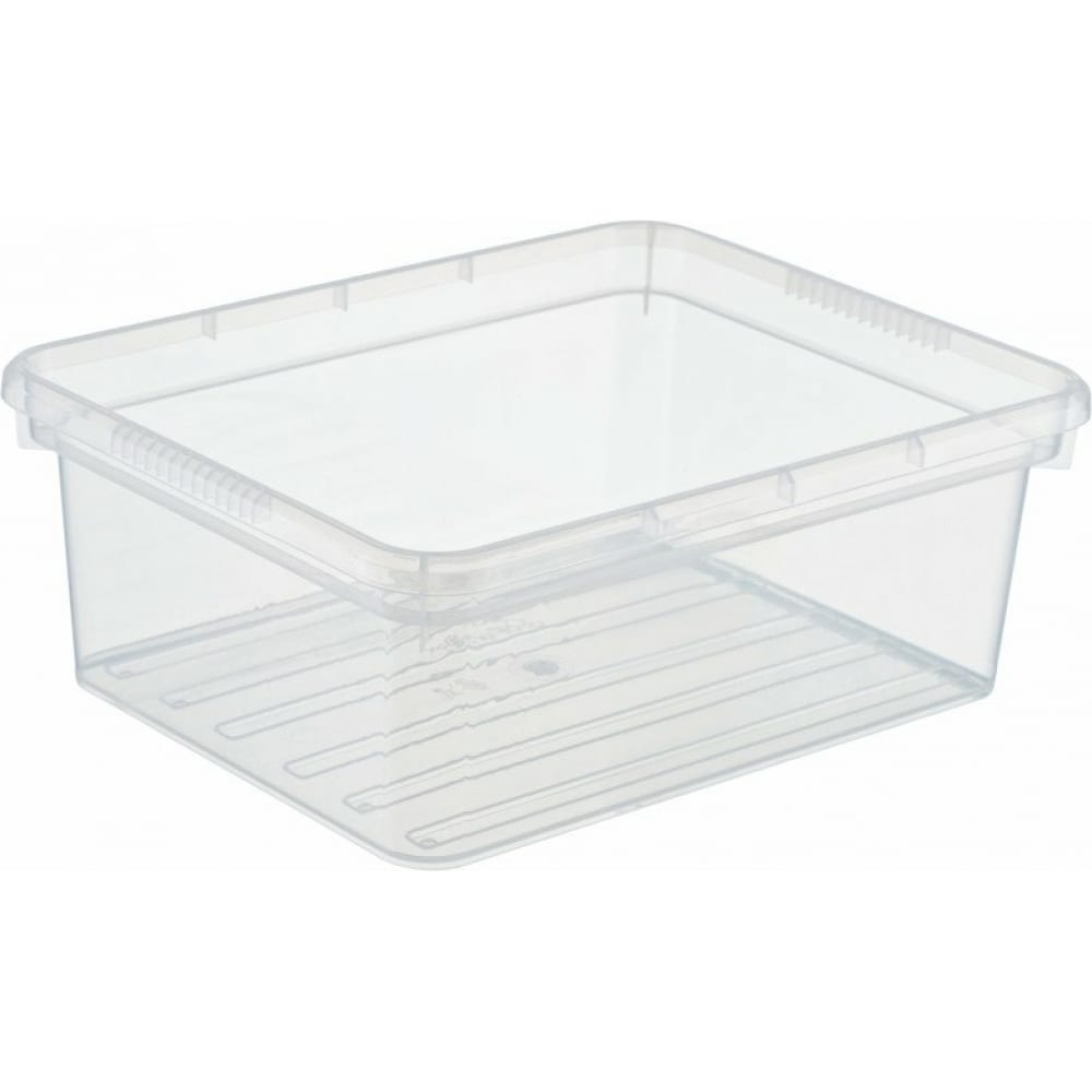 Купить Ящик для хранения FunBox, Basic, прозрачный, пластик
