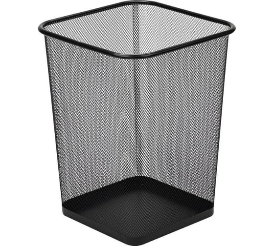 Изображение товара Корзина для мусора LUSCAN 17 л металл черная 1998855