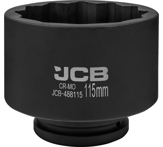 Изображение товара Головка ударная 12-гранная JCB 115 мм, 1DR JCB-488115(61706)