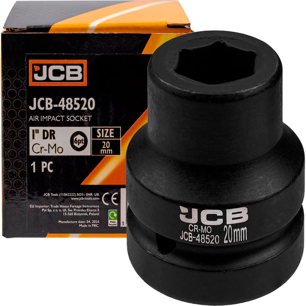 Изображение товара Головка ударная JCB 20 мм 1DR JCB-48520(64674)