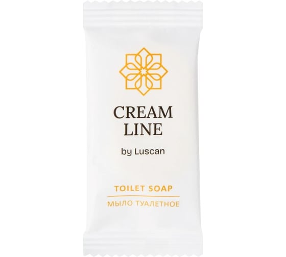 Изображение товара Туалетное мыло LUSCAN Cream Line, флоупак 13 г, 500 шт/уп 1921172