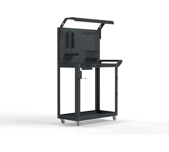 Изображение товара Тележка инструментальная ООО Металекс Тип 5 700x350x800 2-е полки, серый 118465