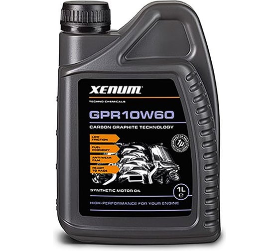 Изображение товара Синтетическое моторное масло XENUM на карбон-графитовой основе GPR 10W60, 1 л 1488001