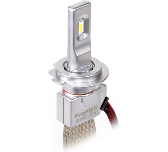Изображение товара Светодиодные лампы MTF LIGHT ProFLEX H7/H18, 6000K, 3000lm, 12-24V, 30W, NO FAN, 2шт., компл. PF07K5