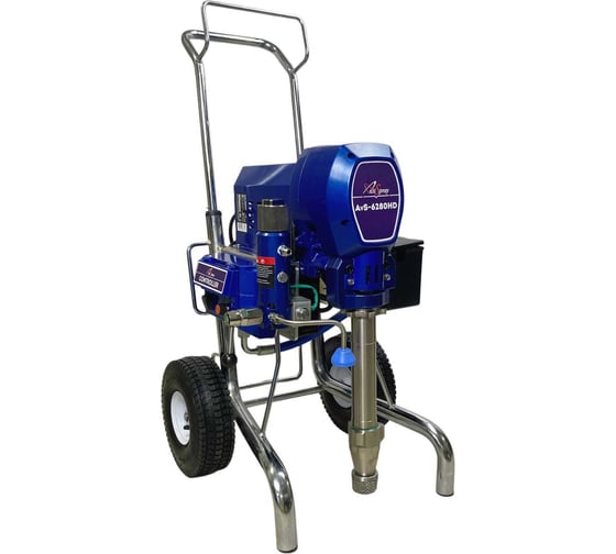 Изображение товара Аппарат окрасочный AktiSpray PREMIUM комплект (6,0 л/мин, 280 бар, 4500 Вт, 220 В, 50 Гц) AvS-6280HD