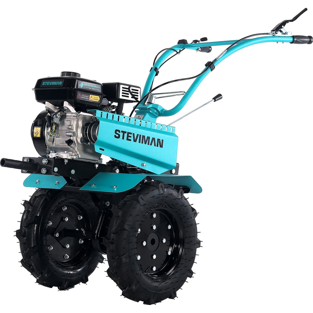 Изображение товара Мотоблок Steviman MT-200 мощный бензиновый для обработки земли 7 л.с.