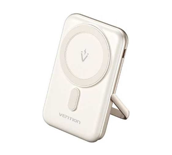 Изображение товара Беспроводной Power Bank VENTION Magnetic 10000mAh (USB-C + Wireless) 20W белый FHNW0