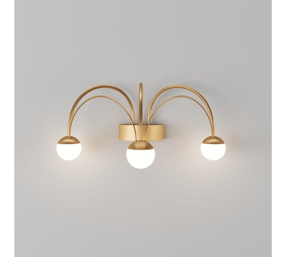 Изображение товара Настенный светодиодный светильник Eurosvet Ragno 90031/3 золото a070287