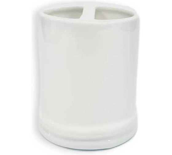 Изображение товара Стакан для щеток PRIMANOVA Smile белый, керамика DR-73702