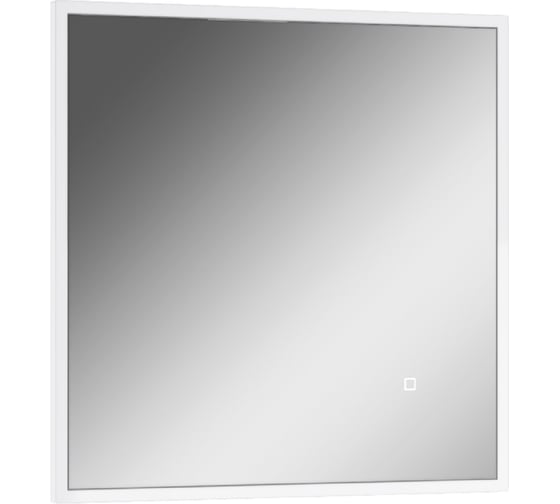 Изображение товара Зеркало Домино Graffo 600x600 мм, белый глянец, с подсветкой DGr2116Z