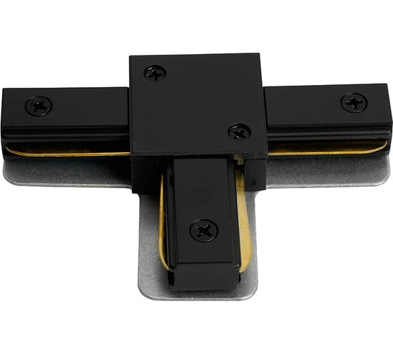 Изображение товара Коннектор Т-образный для шинопровода FERON черный, LD1019 для CAB1007 51896