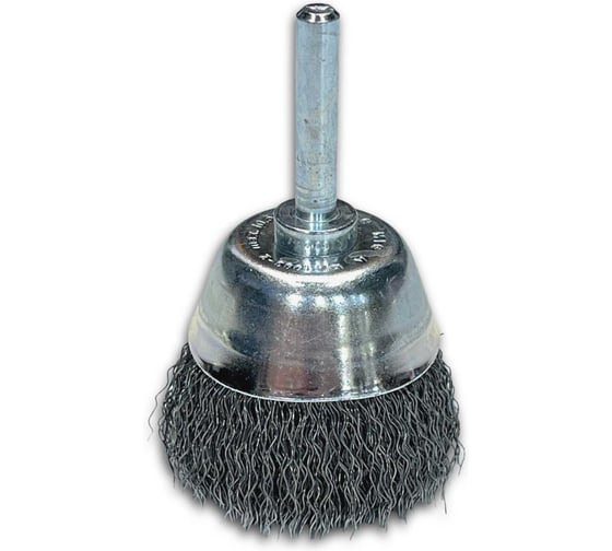 Изображение товара Щетка чашка гофрированная Lessmann Д50x0,30мм, хвостовик 6мм 435162