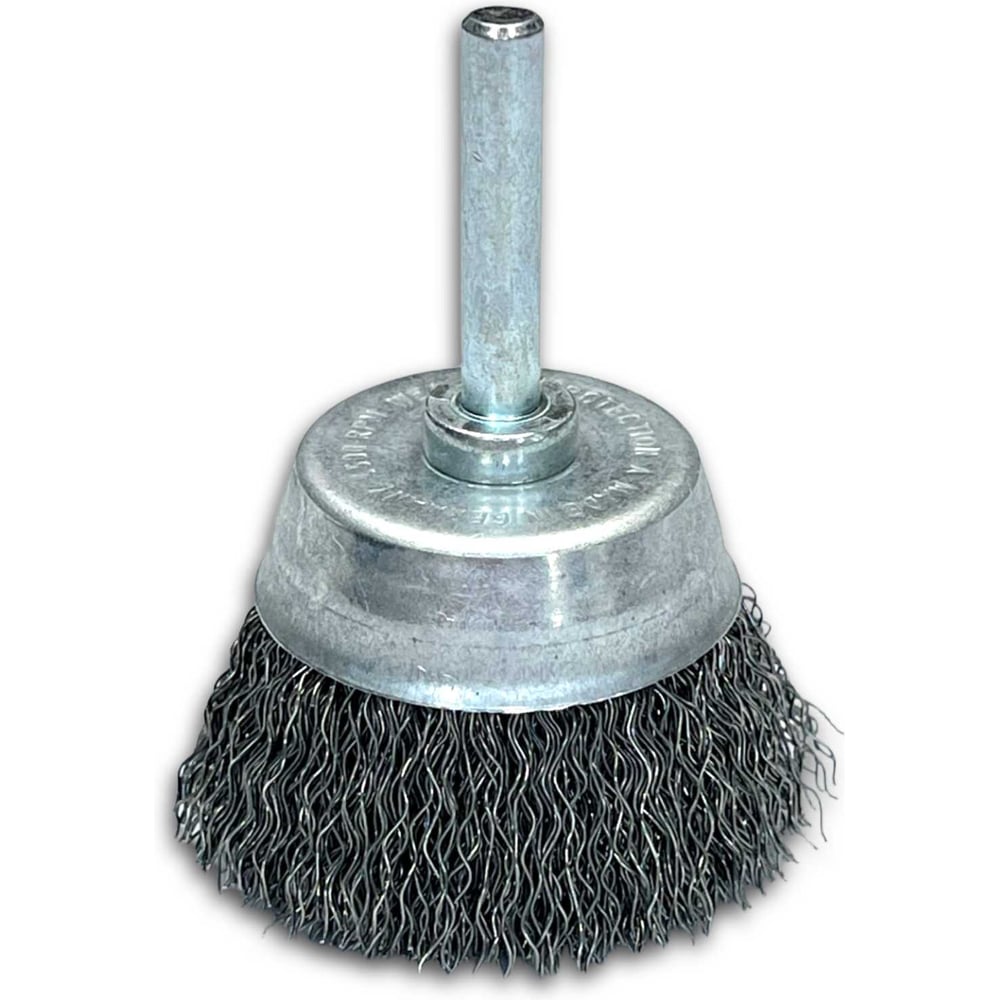 Изображение товара Щетка чашка гофрированная Lessmann Д50x0.35 мм, хвостовик 6 мм 430123