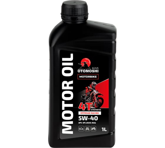 Изображение товара Моторное масло Otomoshi Motorbike 4T 5W-40 Offroad Racing SP 1л MF221081