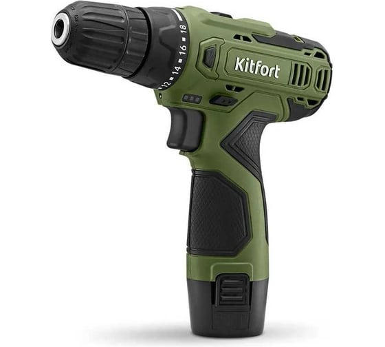 Изображение товара Аккумуляторная дрель-шуруповерт KITFORT КТ-6503