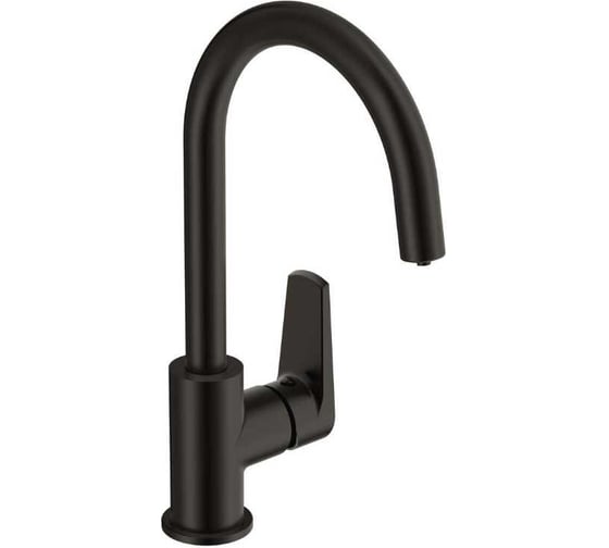 Изображение товара Смеситель однорычажный для кухни Cersanit MODUO с фильтром, черный 68221