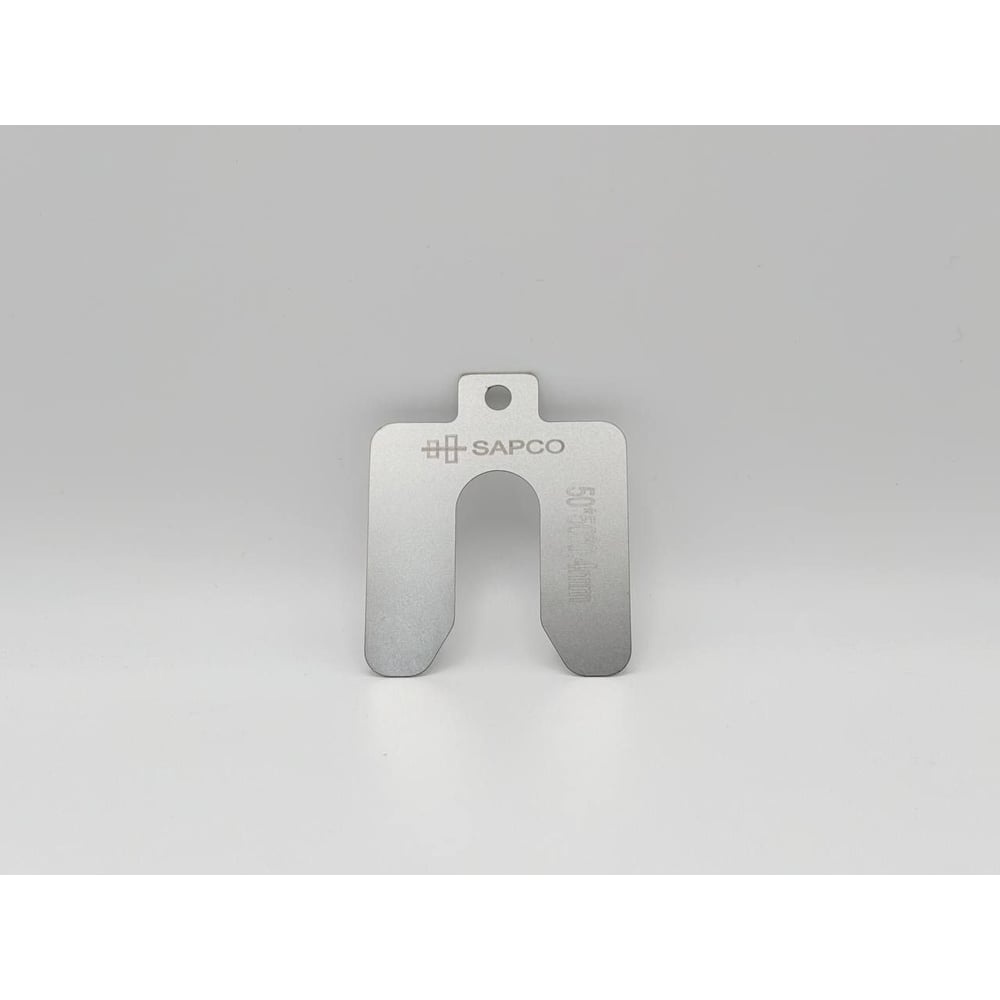 Изображение товара Пластина центровочная SAPCO Shims 50-020 50х50 мм 10 шт нержавеющая сталь