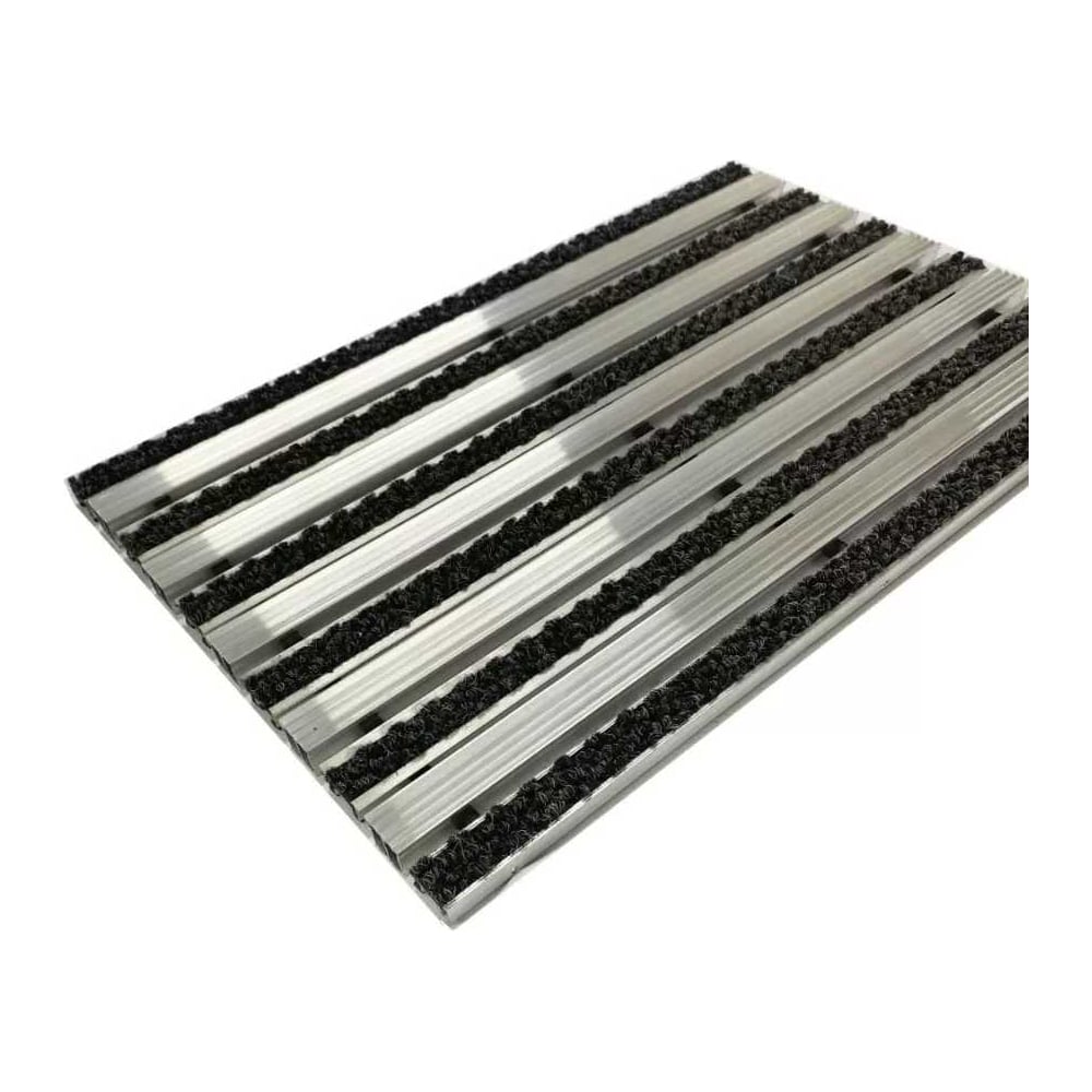 Изображение товара Грязезащитная придверная решетка Вход Эксперт ворс-широкий скребок 590x390 мм