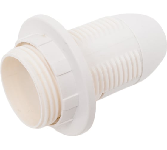 Изображение товара Термостойкий патрон АБК-СИЛА с кольцом пластик, Е14 белый 50 шт 1200406